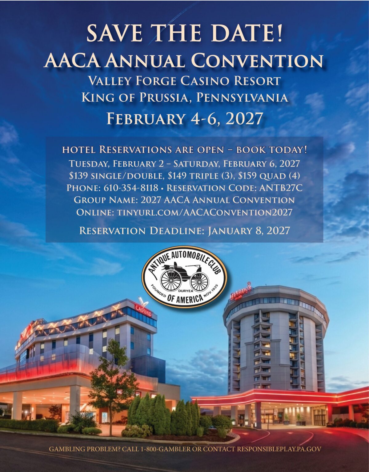 2027 Annual Convention – AACA – Antique Automobile Club of America